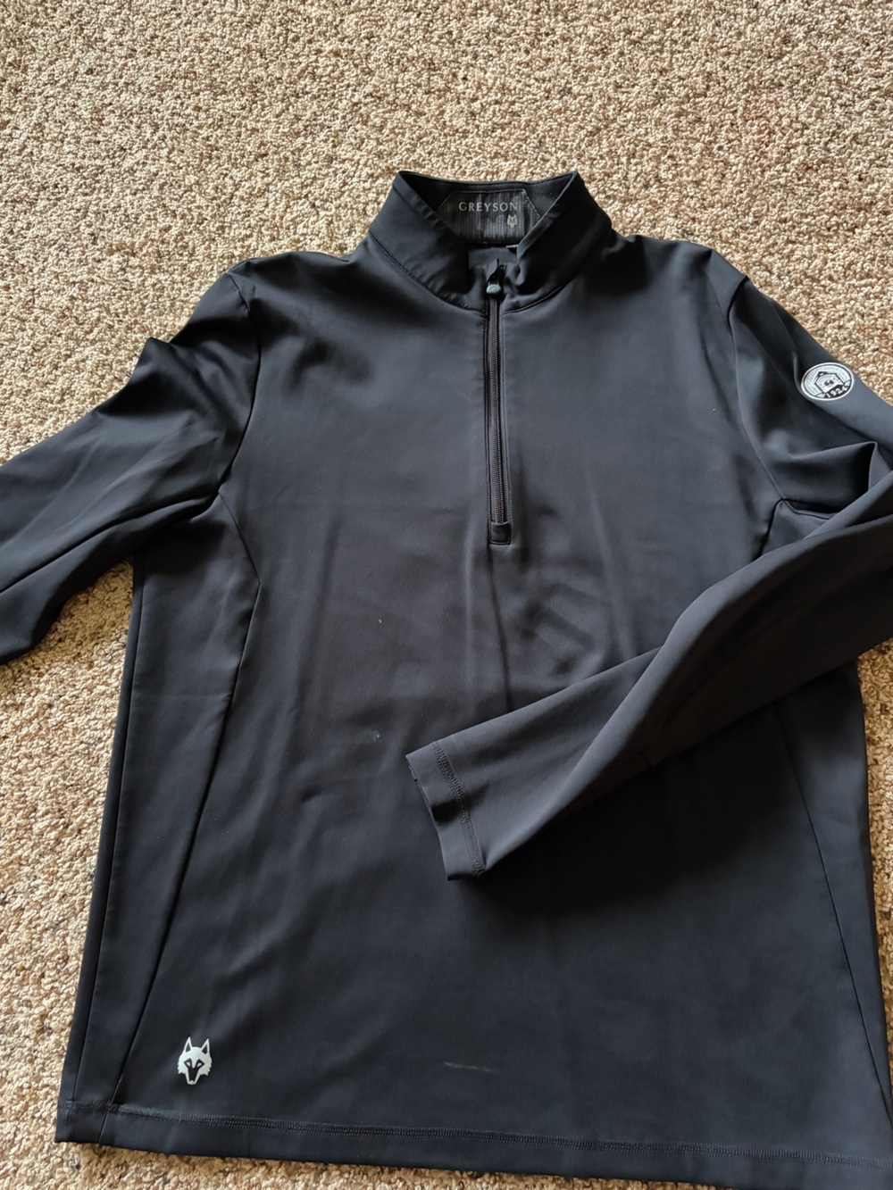 Greyson Black Half-Zip Performance Pullover